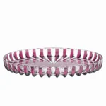 Guzzini Vassoio rotondo linea "Dolcevita" colore ametista
