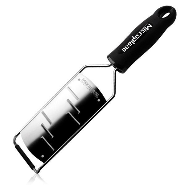 0098399450063 foto 1 Microplane Grattugia Lama a scaglie grandi serie "Gourmet" manico nero - immagine 1