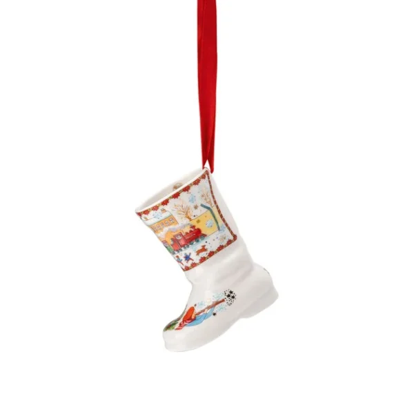 Hutschenreuther Ornamento stivale collezione Weihnachtsklänge 2023