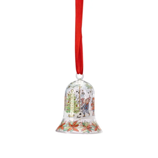 Hutschenreuther Ornamento campanella cristallo collezione Weihnachtsklänge 2023
