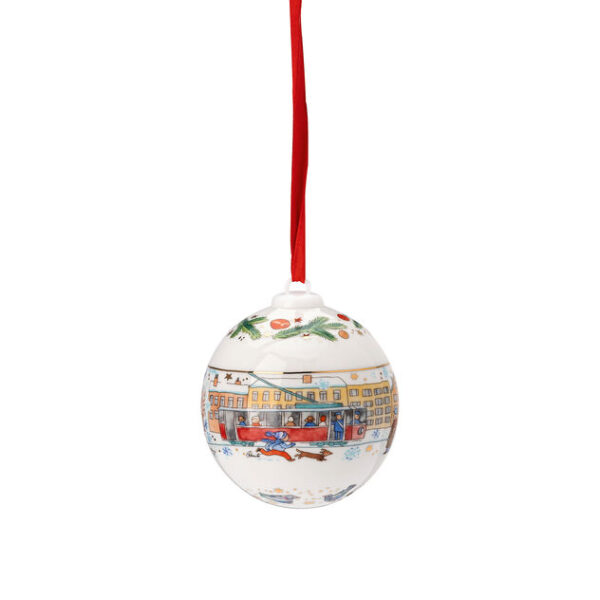 Hutschenreuther Ornamento sfera collezione Weihnachtsklänge 2023
