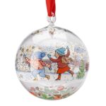 Hutschenreuther Ornamento sfera cristallo collezione  Weihnachtsklänge 2023