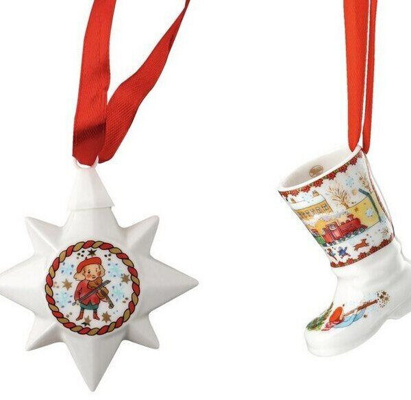 Hutschenreuther Miniset Ornamenti collezione Weihnachtsklänge