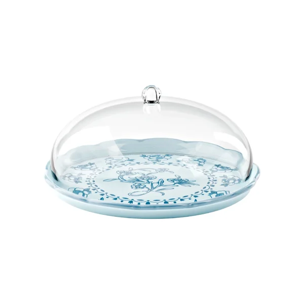 Guzzini Set tortiera "JOSEPHINE" colore Dusty blue