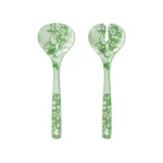 Guzzini Set posate per insalata "JOSEPHINE" colore Dusty green