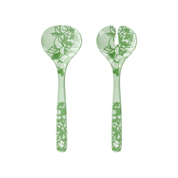 Guzzini Set posate per insalata "JOSEPHINE" colore Dusty green