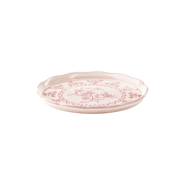 Guzzini Vassoio tondo "JOSEPHINE" colore Dusty pink