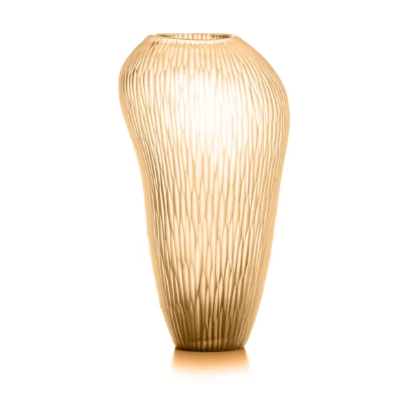 IVV Vaso Carving h. 36 colore pesca