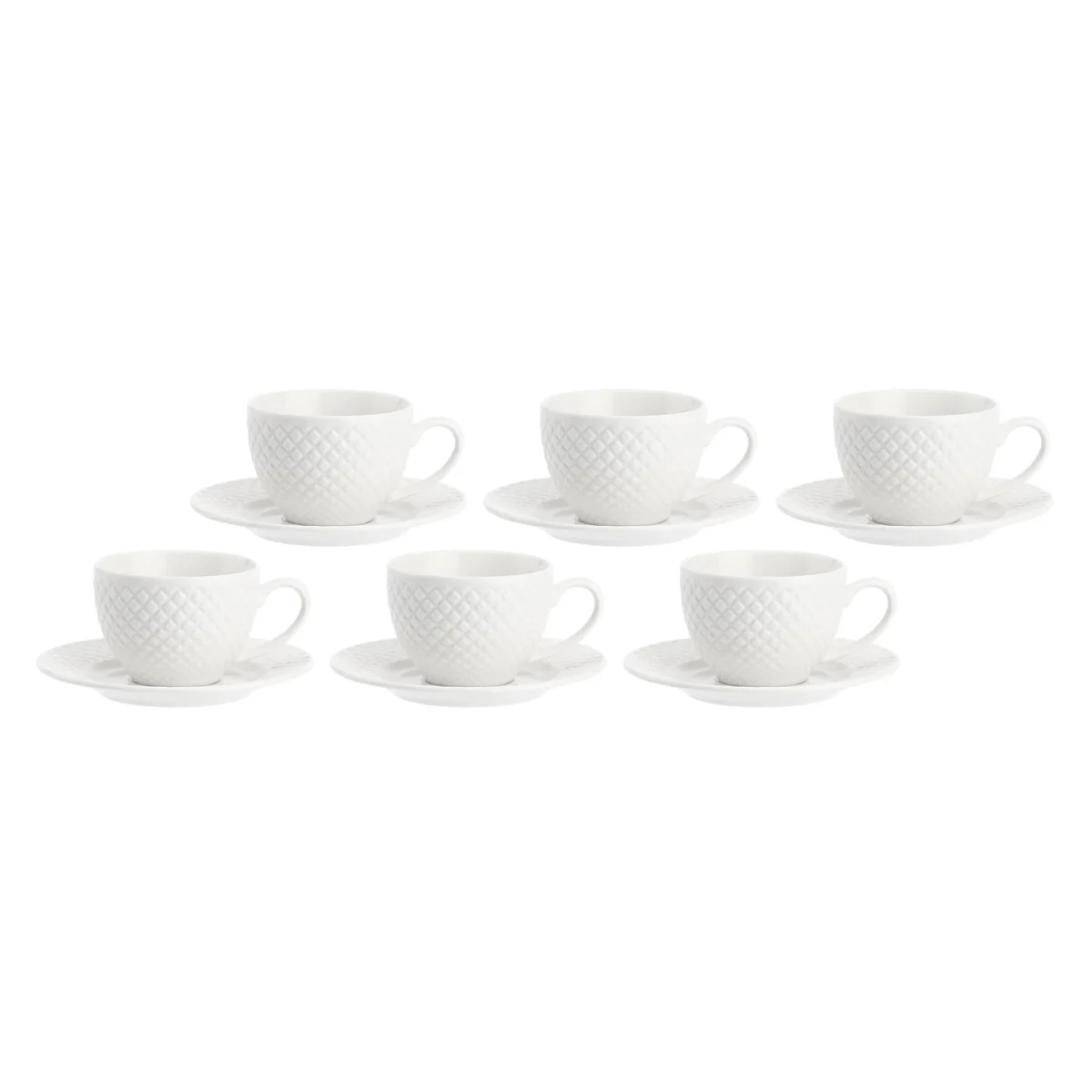 U10276009A83 foto 3 LA PORCELLANA BIANCA Set 6 tazzine da caffè con piattino "Reale" - immagine 1