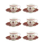 Villeroy & Boch Set 6 tazzine da caffè con piattino Toy's Delight