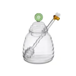 LA PORCELLANA BIANCA Mieliera con cucchiaino APIFLORA