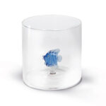WD LIFESTYLE Bicchiere MONTEREY LINE decoro "pesce azzurro"