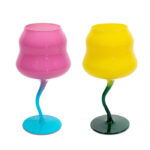 WD LIFESTYLE Set 2 calici da cocktail multicolor #B SAMARCANDA LINE