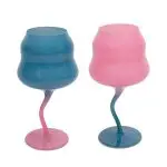WD LIFESTYLE Set 2 calici da cocktail multicolor #D SAMARCANDA LINE