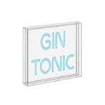 WD LIFESTYLE Lampada neon TOKYO LINE decoro "GIN TONIC"