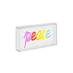 WD LIFESTYLE Lampada neon TOKYO LINE decoro "peace"