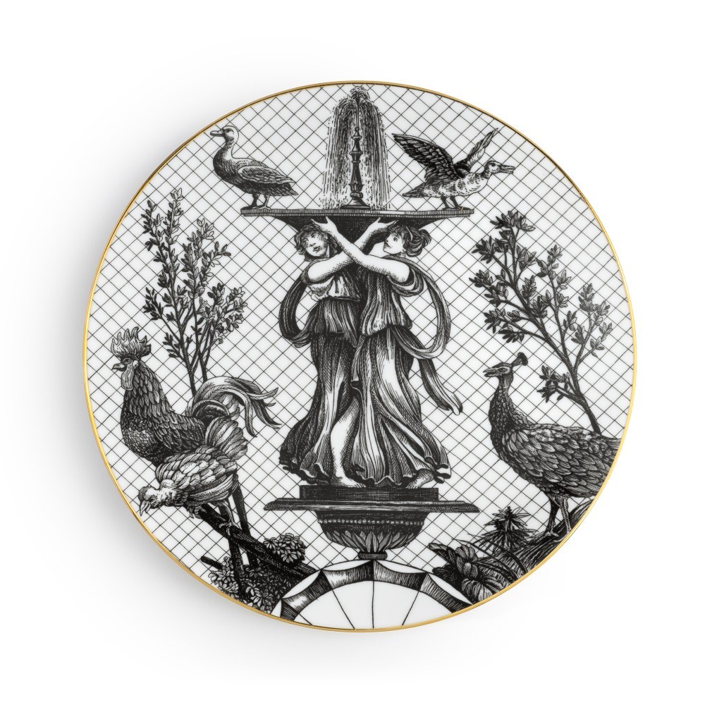 SG1000011 foto 1 WEISSESTAL Piatto piano Souvenir de Voyage decoro "Garden of Grace" - immagine 1