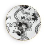 WEISSESTAL Piatto piano Souvenir de Voyage decoro "Wing of Water"