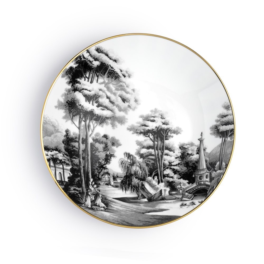 SG1000027 foto 1 WEISSESTAL Piatto fondo Souvenir de Voyage decoro "Imperial Garden" - immagine 1