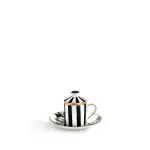 WEISSESTAL Tazza da caffè con piattino Souvenir de Voyage decoro "Imperial Garden" design Simone Guidarelli