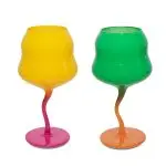 WD LIFESTYLE Set 2 calici cocktail multicolor #F SAMARCANDA LINE