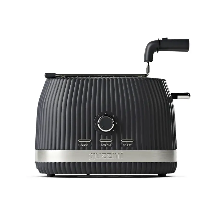 148000184 foto 1 Guzzini Tostapane con pinze richiudibili Sous Chef colore Coal grey - immagine 1