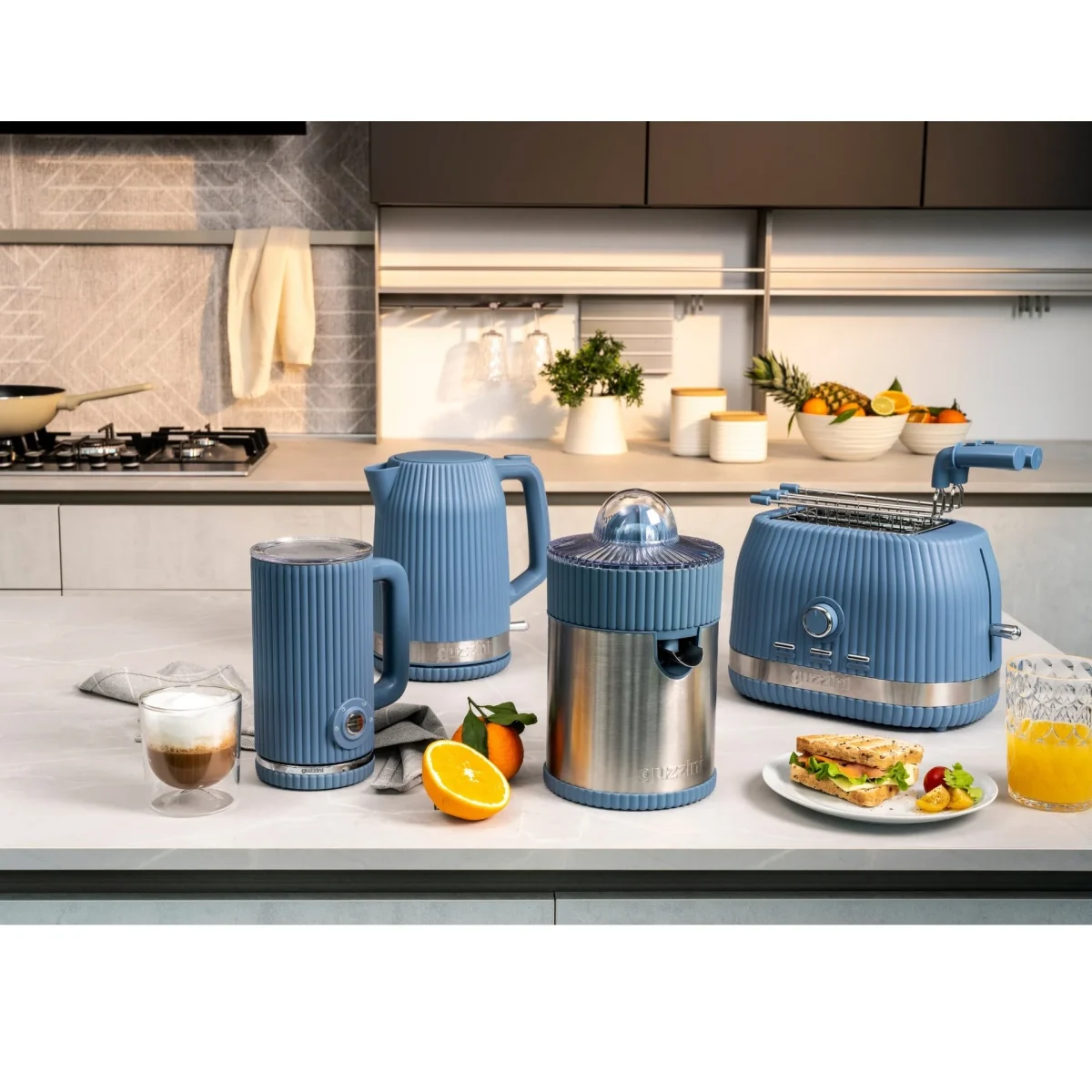 Guzzini Bollitore elettrico collezione Sous Chef colore Navy blue - immagine 5