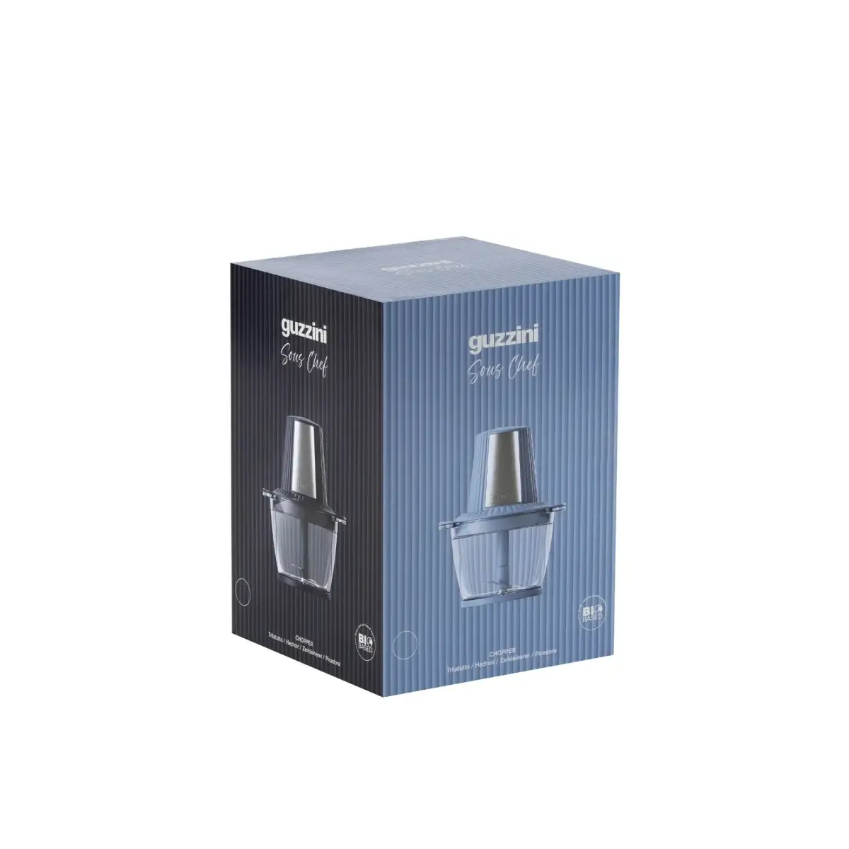 Guzzini Tritatutto elettrico collezione Sous Chef colore Navy blue - immagine 3