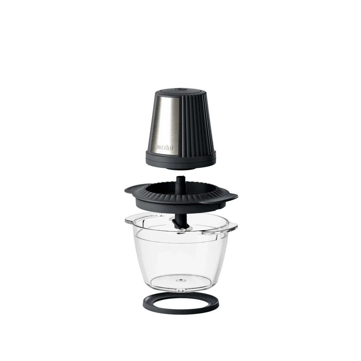 Guzzini Tritatutto elettrico collezione Sous Chef colore Coal grey - immagine 2