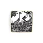 WEISSESTAL Svuotatasche Souvenirs de Voyage decoro "Sunset Safari" design  Simone Guidarelli