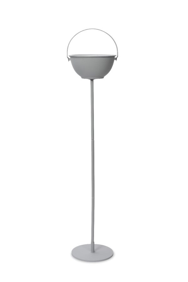 WD812G foto 1 WD LIFESTYLE Portazampirone da tavolo e da terra "Austin Line" colore grigio - immagine 1