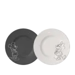 Villeroy & Boch Set 2 piatti da dessert/colazione "Manufacture Rock-Mickey Mouse"