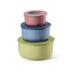 Guzzini Set 3 contenitori tondi "STORE&MORE BIO" misure S-M-L colori vari