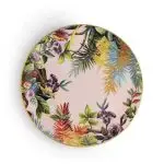 WEISSESTAL Piatto piano collezione Exotic Jungle design Simone Guidarelli colore Rose