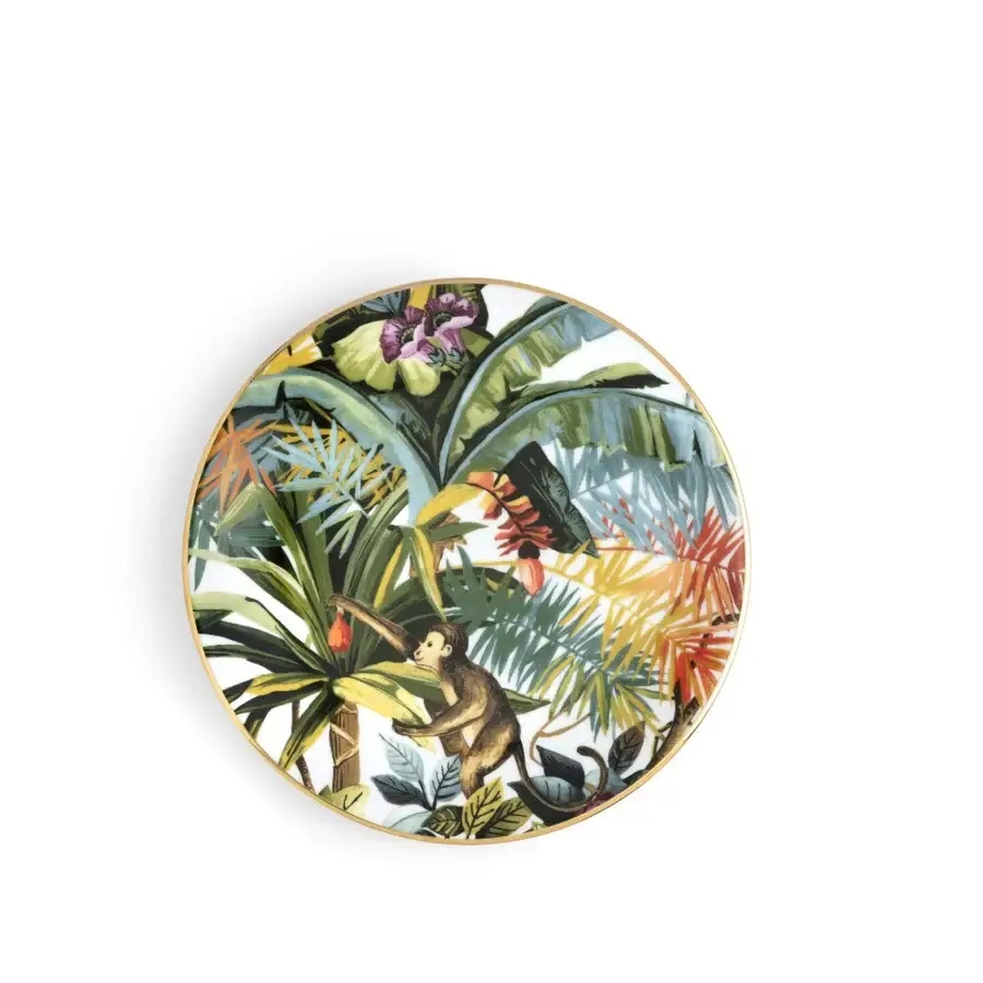 SG2000030 foto 1 WEISSESTAL Piatto frutta collezione Exotic Jungle design Simone Guidarelli colore White - immagine 1