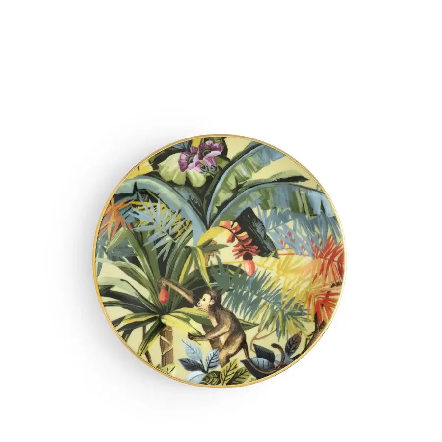 SG2000032 foto 1 WEISSESTAL Piatto frutta collezione Exotic Jungle design Simone Guidarelli colore Avocado - immagine 1