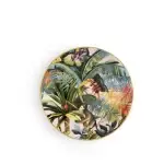 WEISSESTAL Piatto frutta collezione Exotic Jungle design Simone Guidarelli colore Rose