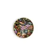 WEISSESTAL Set 2 piatti pane collezione Exotic Jungle design Simone Guidarelli colore Midnight