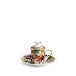 WEISSESTAL Tazzina da caffè con piattino e coperchio collezione Exotic Jungle design Simone Guidarelli colore White