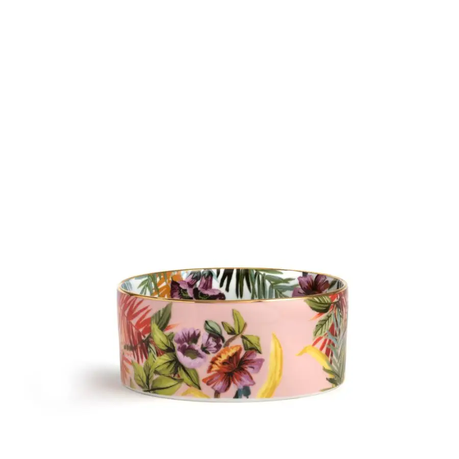 SG2000123 foto 1 WEISSESTAL Ciotola collezione Exotic Jungle design Simone Guidarelli colore Rose - immagine 1