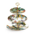WEISSESTAL Alzata a tre livelli collezione Exotic Jungle design Simone Guidarelli colore White