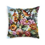 WEISSESTAL Cuscino quadrato 50x50 colore Sky collezione Exotic Jungle design Simone Guidarelli