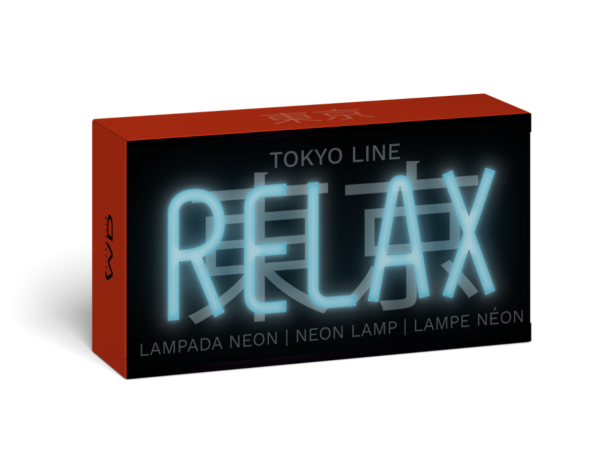 WD LIFESTYLE Lampada neon TOKYO LINE decoro "RELAX" - immagine 3