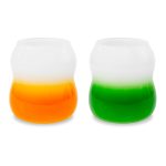 WD LIFESTYLE Set 2 bicchieri acqua bicolore # A SAMARCANDA LINE