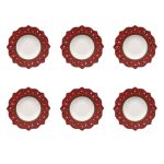 villeroy & boch set 6 piatti fondi toy's delight colore rosso