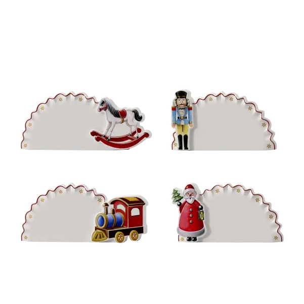 villeroy & boch set 4 segnaposti collezione toy's delight villeroy & boch set 4 segnaposti collezione toy's delight