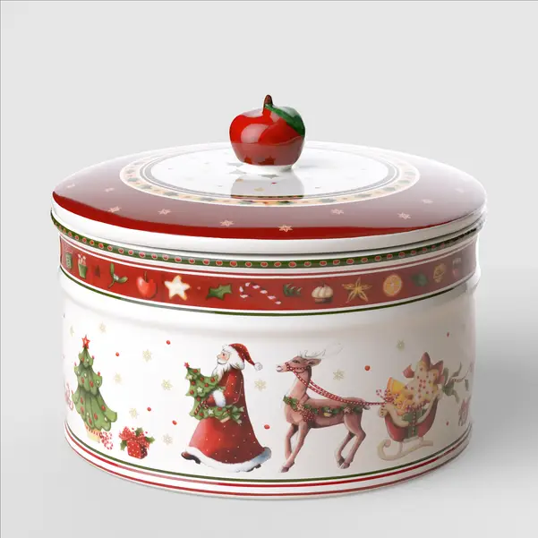 villeroy & boch scatola da pasticceria ø 17 collezione winter bakery delight villeroy & boch scatola da pasticceria ø 17 collezione winter bakery delight