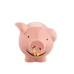 alessi figura "porcafortuna" collezione happy eternity baby