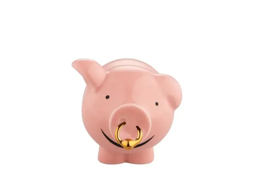 alessi figura "porcafortuna" collezione happy eternity baby alessi figura "porcafortuna" collezione happy eternity baby