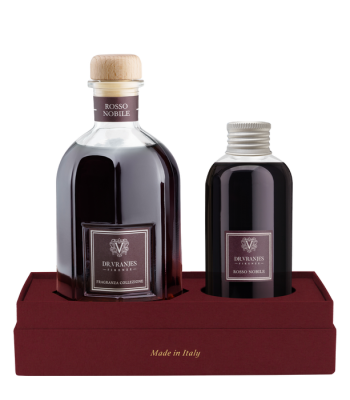 dr vranjes firenze cofanetto "rosso nobile" set diffusore da 250 ml + refill 150 ml